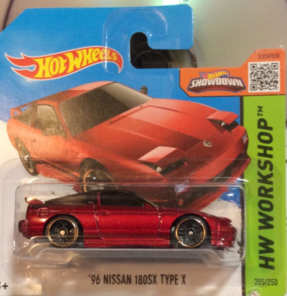 Hot Wheels Nissan 180SX Type X - HW WORKSHOP toy car collectible - Main Image 1