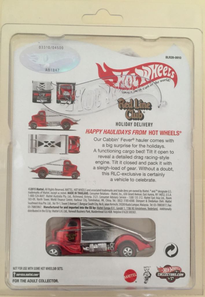 Cabbin’ Fever - Red Line Club Holiday Delivery toy car collectible - Main Image 2