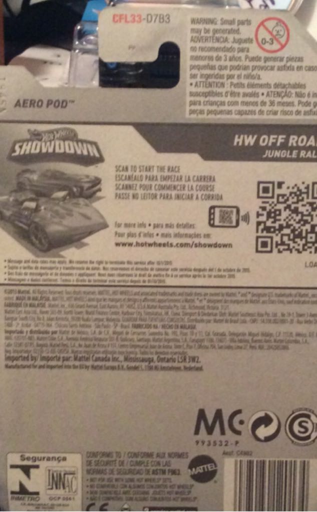 Hot Wheels Aero Pod - H W Off-Road toy car collectible - Main Image 2