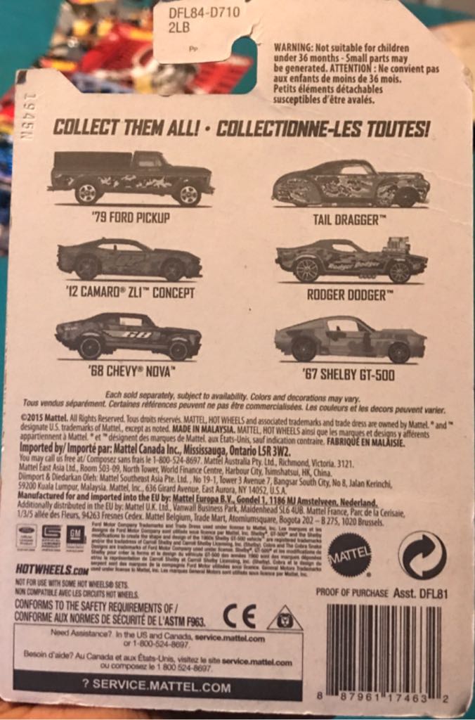 12 Camaro ZL1 Concept - 15 Special Camo toy car collectible - Main Image 2