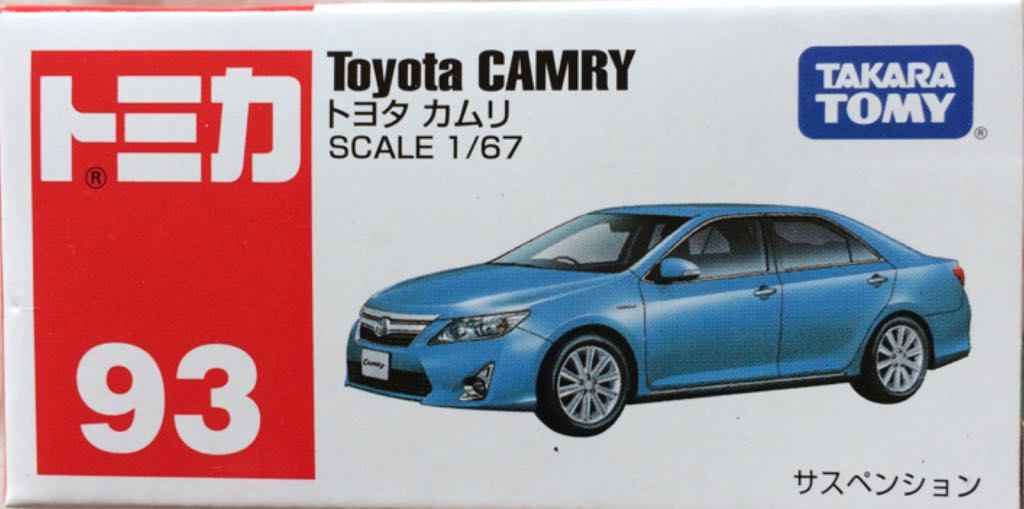 TOMICA 093 - Toyota Camry - Takara Tomy Regular toy car collectible - Main Image 1