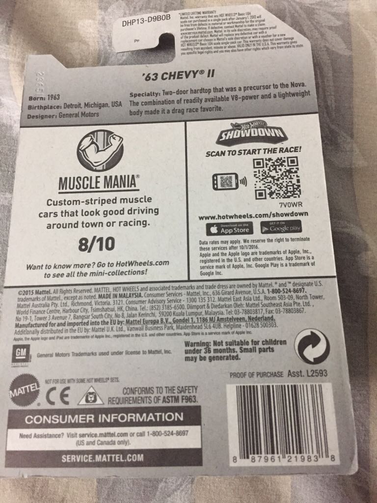 ’63 Chevy II - Muscle Mania toy car collectible - Main Image 2