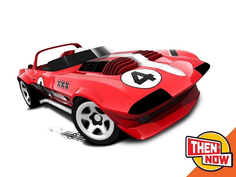 Corvette Grand Sport Roadster - 2016 - HW Then And Now toy car collectible - Main Image 2