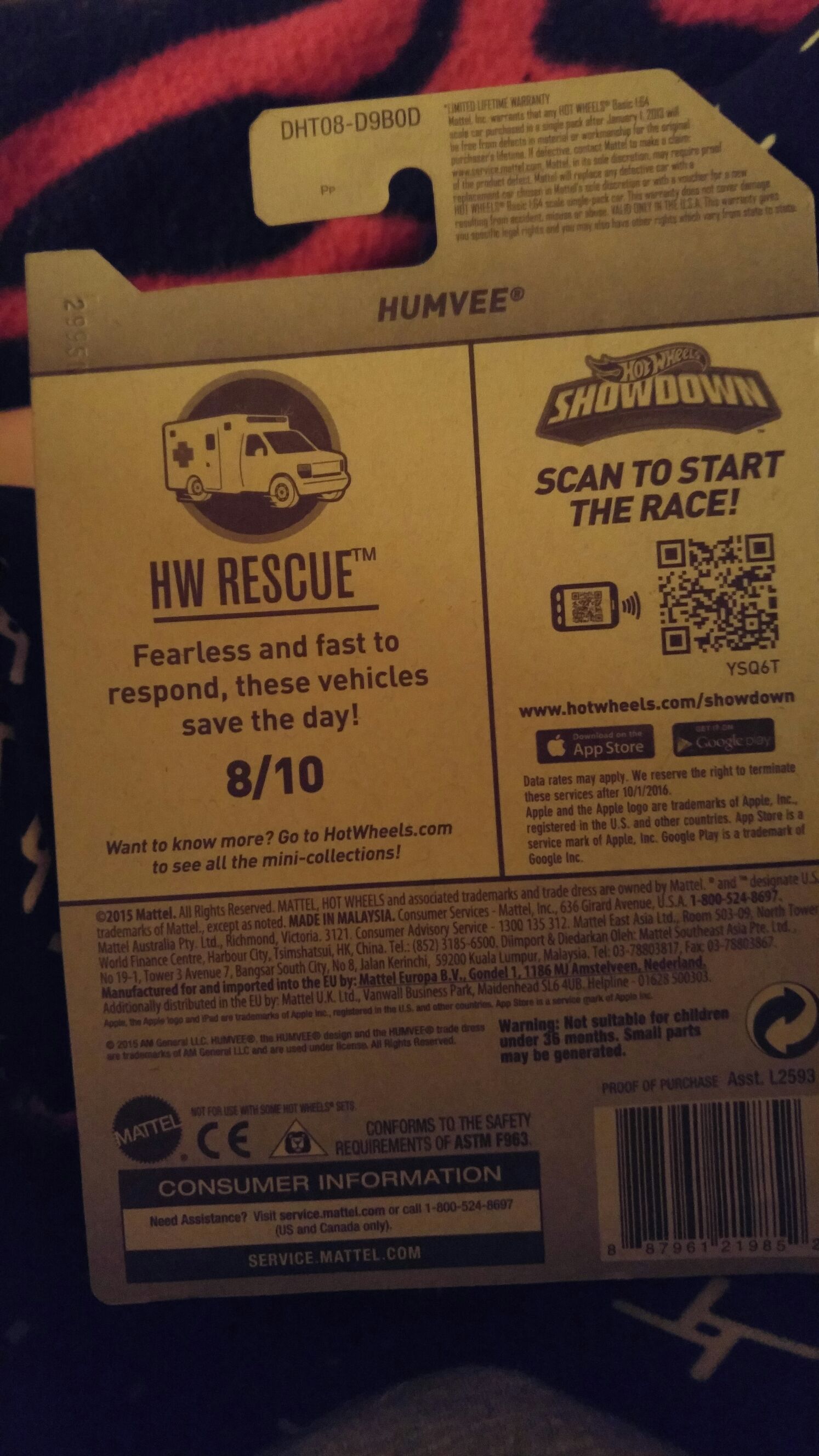 Humvee - HW First Response - 2023 toy car collectible - Main Image 2
