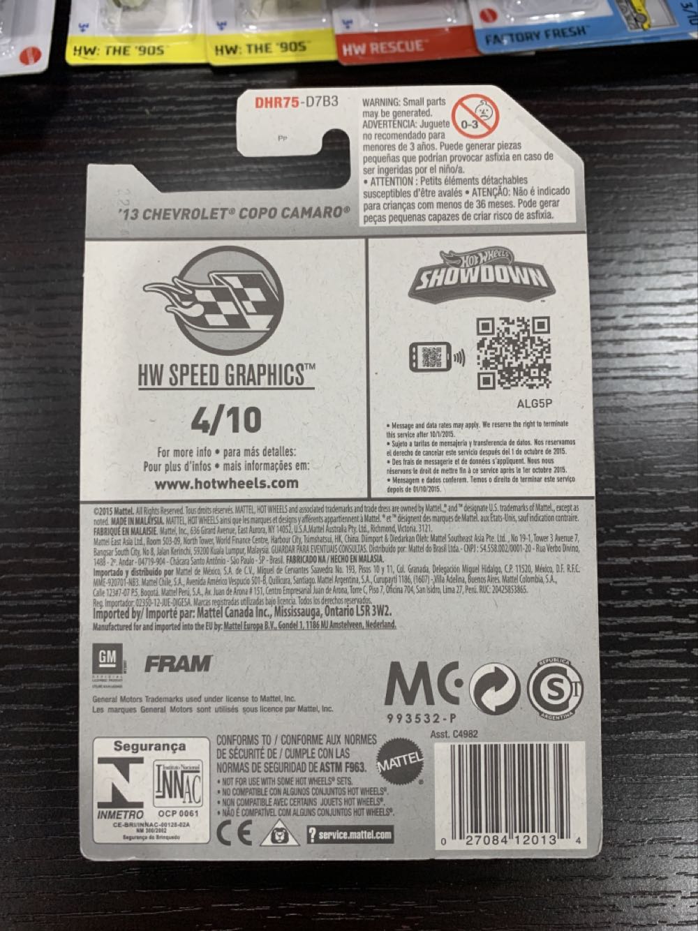 Chevy Camaro - HW Speed Grapics toy car collectible - Main Image 2