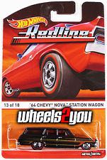 ’64 Chevy Nova Station Wagon - Heritage Redline toy car collectible - Main Image 2