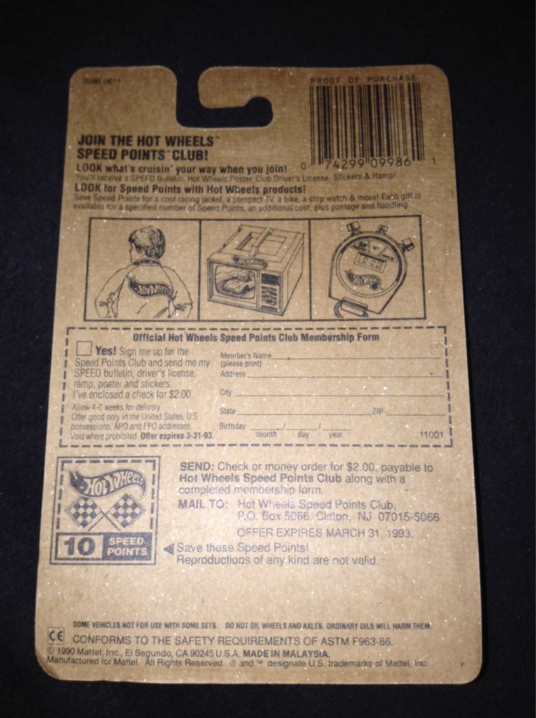 Mercedes 380 SEL - Blue Card toy car collectible - Main Image 2