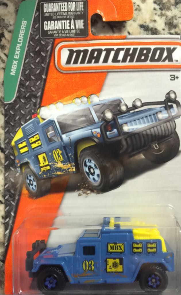 Hummer H1 W/ Ramp (Loose) - MBX Explorers toy car collectible - Main Image 1