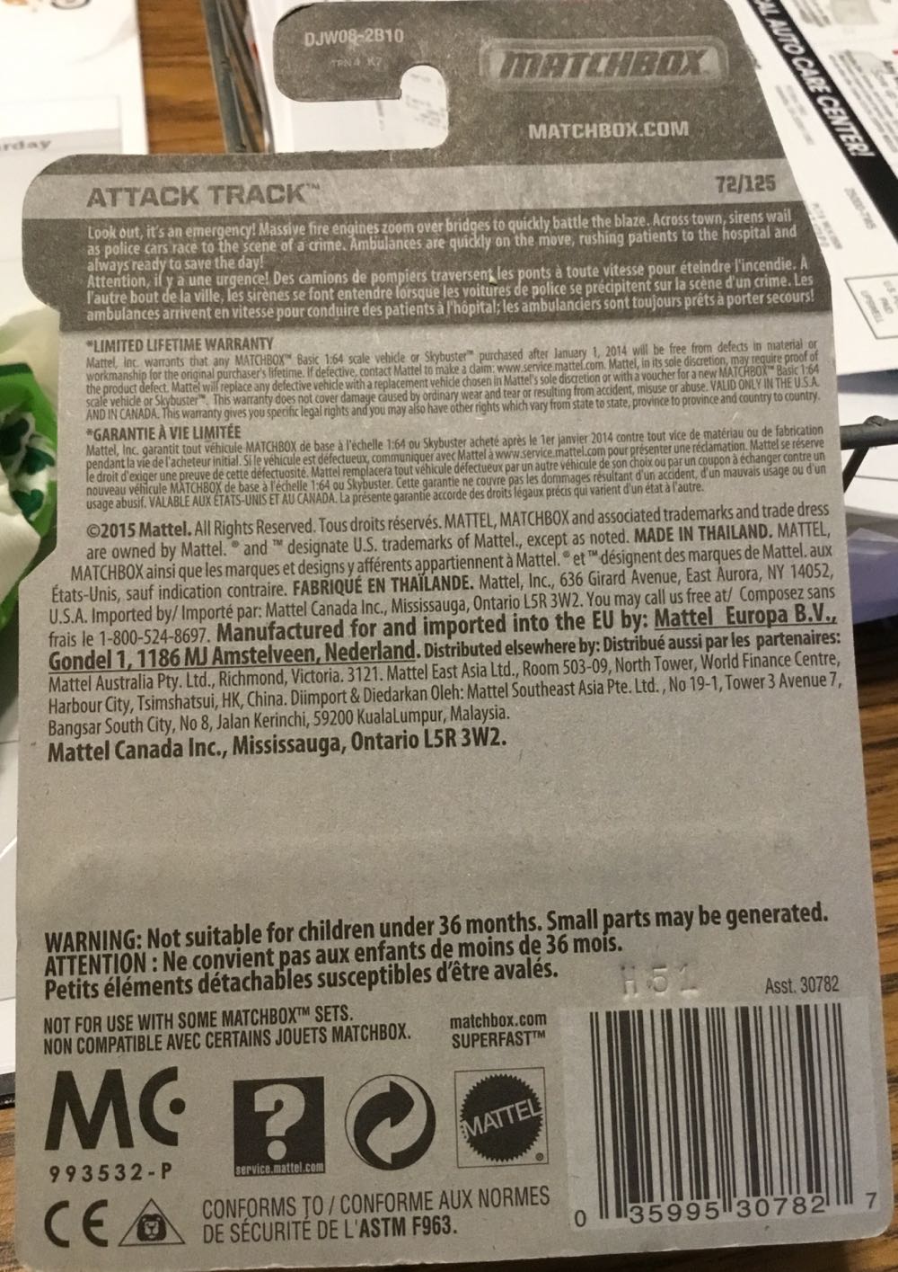 Attack Track - MBX Heroic Rescue toy car collectible - Main Image 2