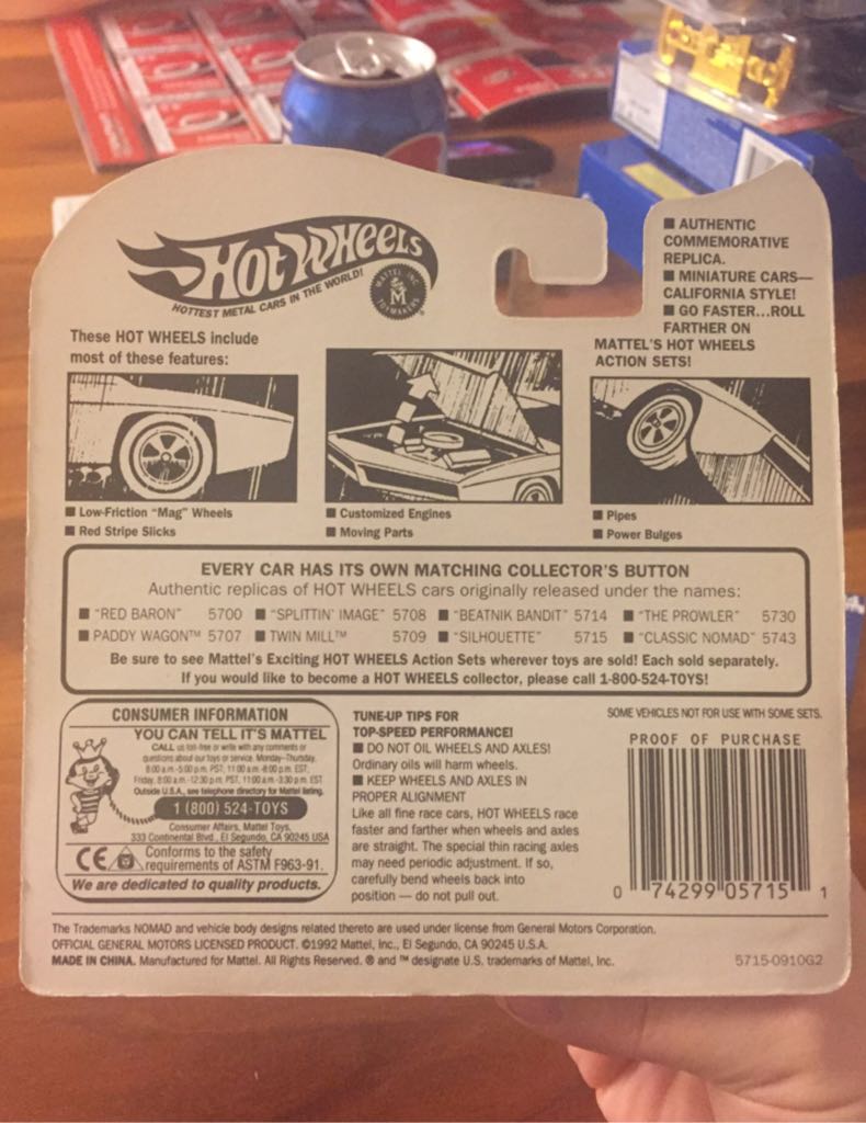 Silhouette - 1993 Hot Wheels 25th Anniversary toy car collectible - Main Image 2