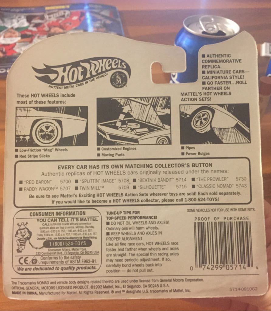 Beatnik Bandit - 1993 Hot Wheels 25th Anniversary toy car collectible - Main Image 2