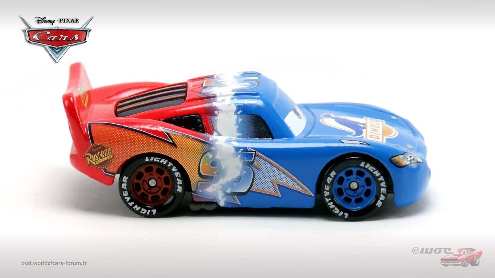 Transforming Lightning McQueen - [2016] Dinoco Daydream toy car collectible - Main Image 3