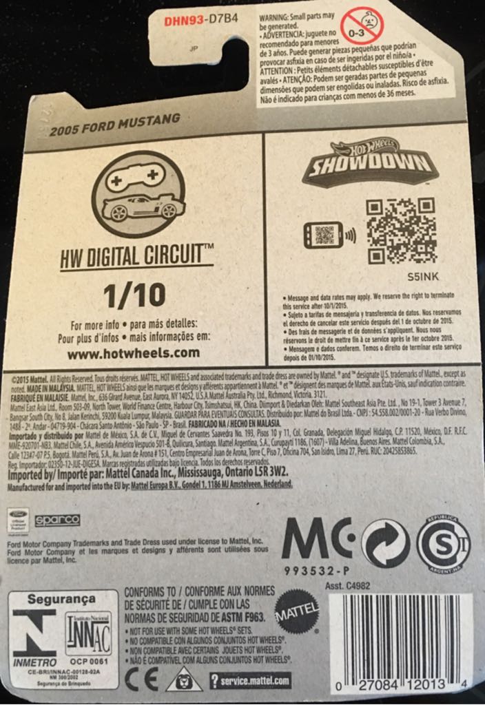 2005 Ford Mustang - HW Digital Circuit toy car collectible - Main Image 2