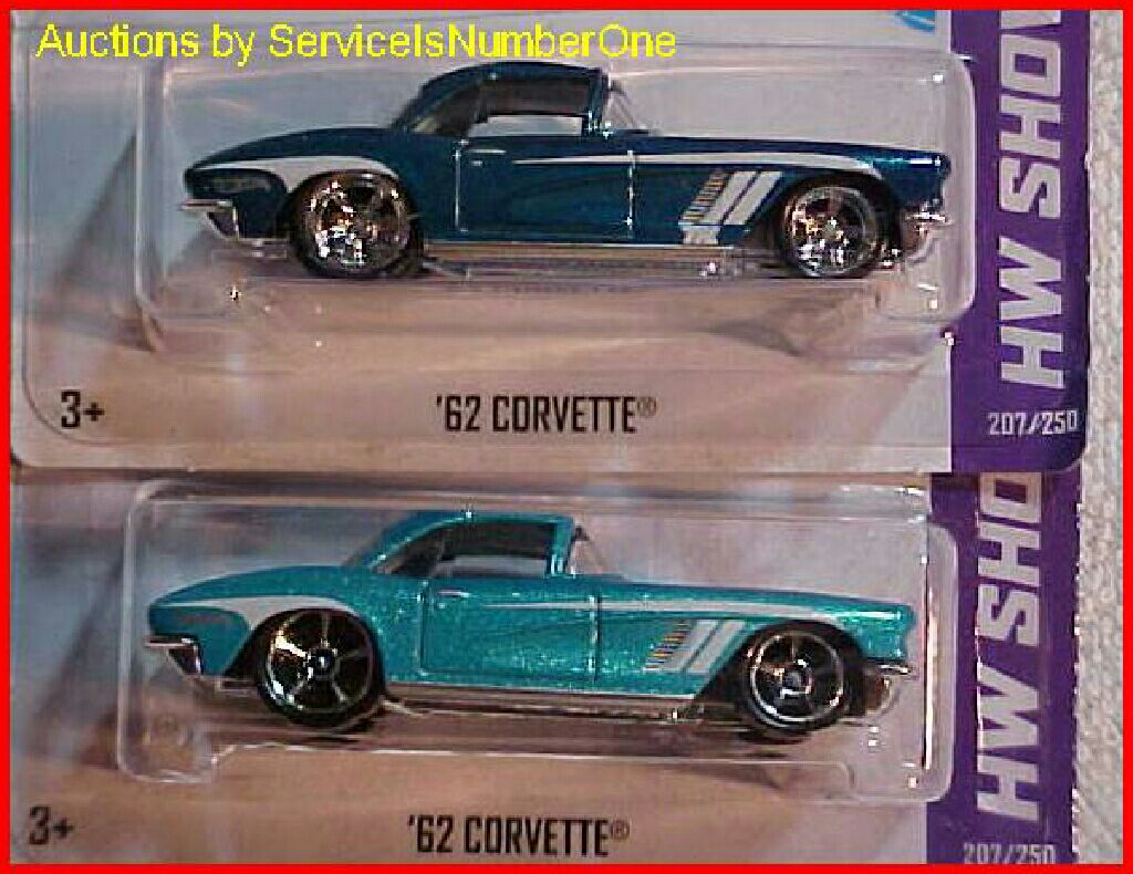 Super Th Corvette 1962 - HW Showroom- Corvette 60th toy car collectible - Main Image 2