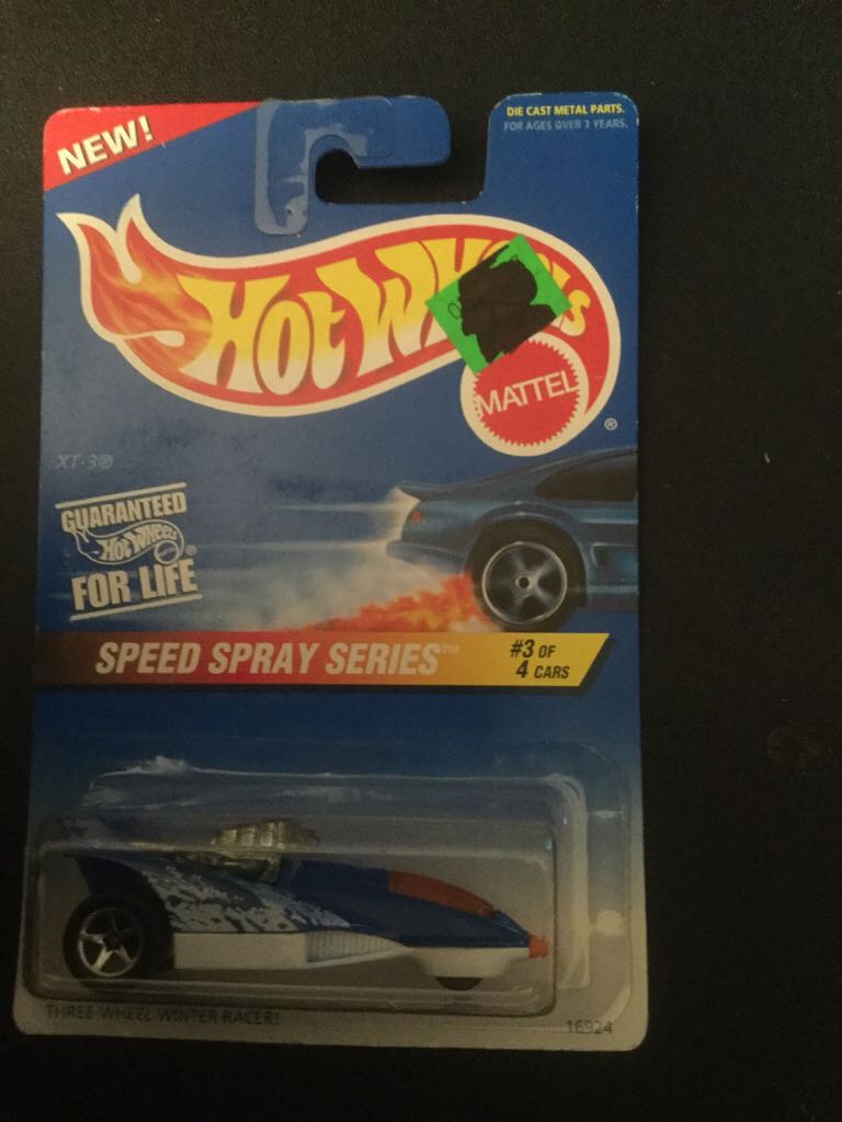THREE WHEEL WINTER RACER - 1997 Speed Spray Series toy car collectible - Main Image 1