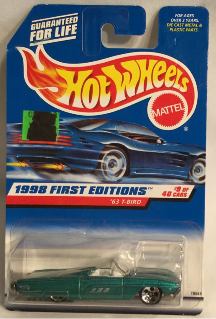 1998 First Editions ’63 T-Bird - 1998 First Editions toy car collectible - Main Image 1