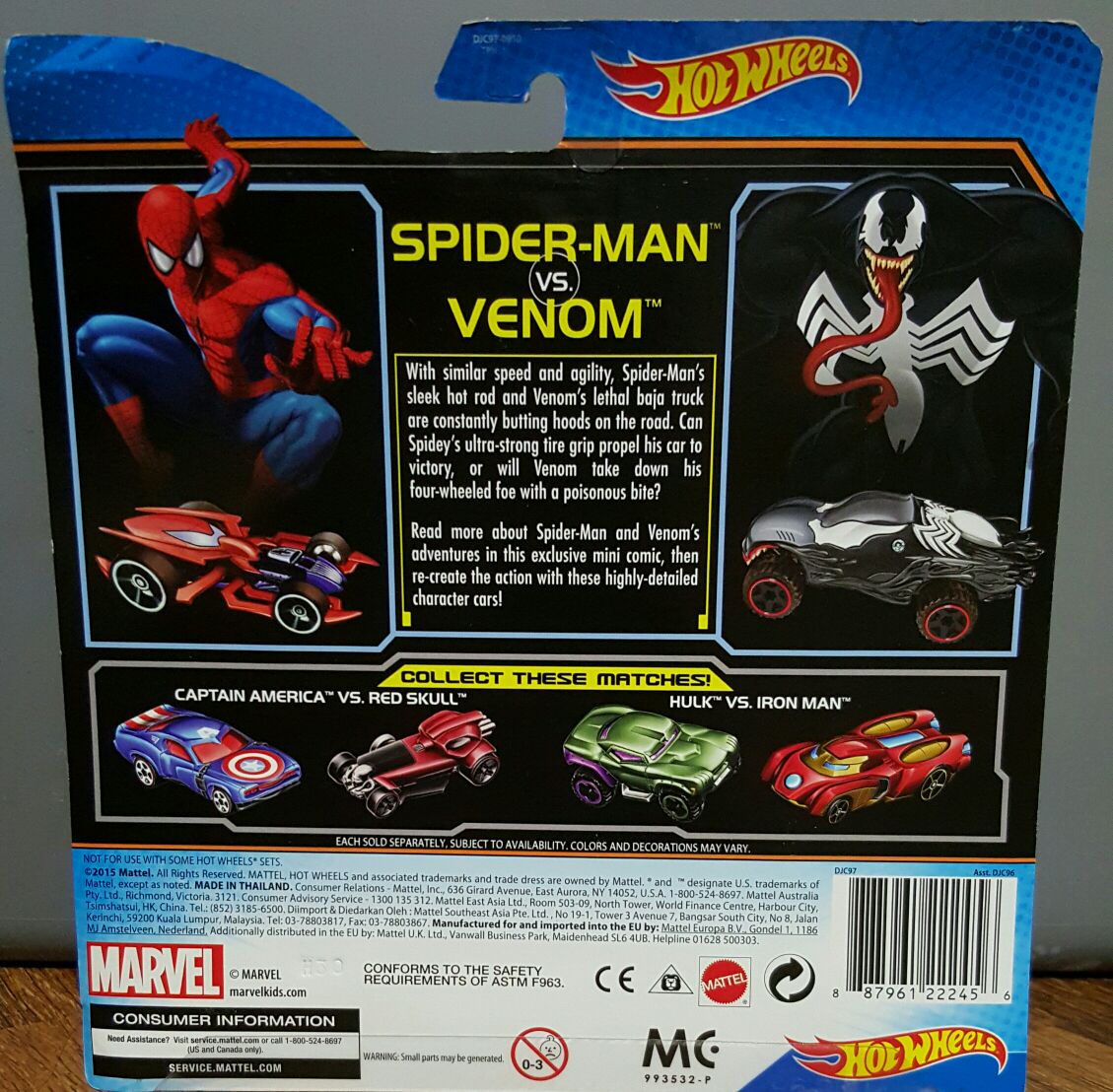 Marvel: Spider-Man vs Venom - Marvel Comics toy car collectible - Main Image 2