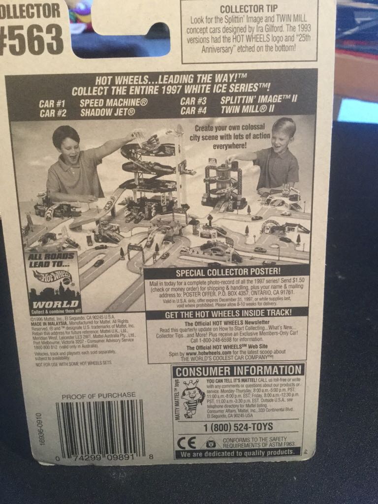 Clearly Cool In White And Blue - White Ice Series toy car collectible - Main Image 2