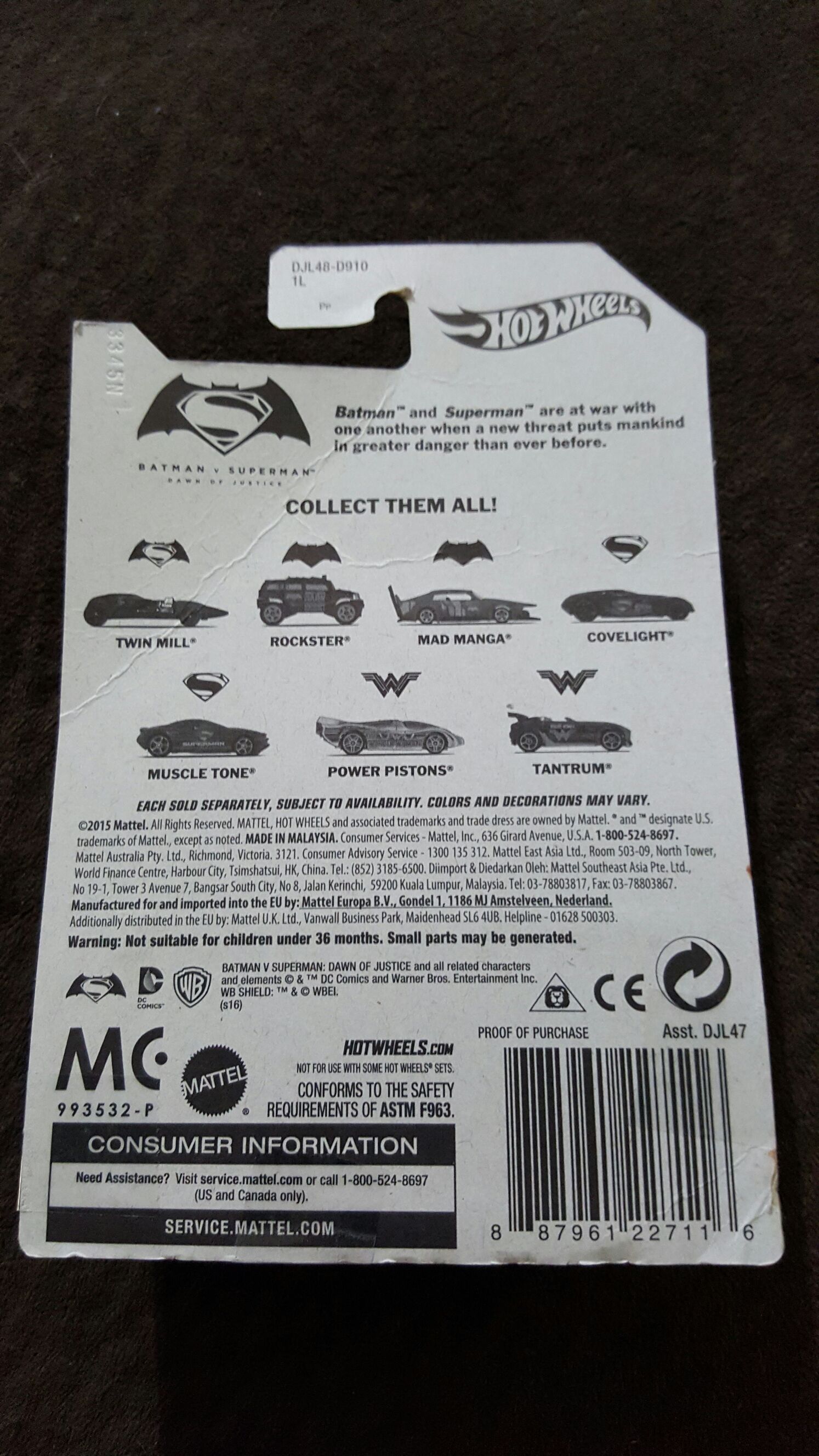 Twin Mill - Batman V Superman: Dawn Of Justice toy car collectible - Main Image 2
