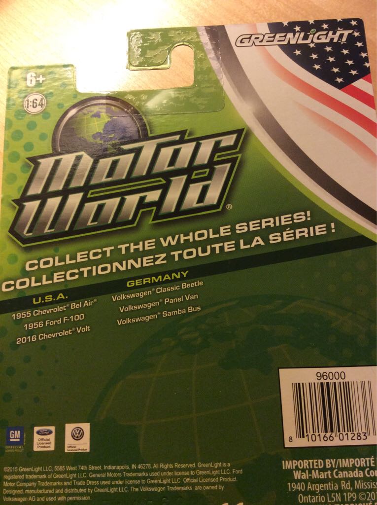 GreenLight - 1955 Chevrolet Bel Air - 2015 GL Motor World American Series 14 toy car collectible - Main Image 2