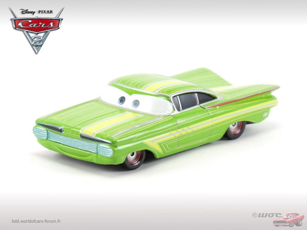 Lightning McQueen with No Tires - (2016 - Cars 2016) 95 RETURNS (7) toy car collectible - Main Image 2