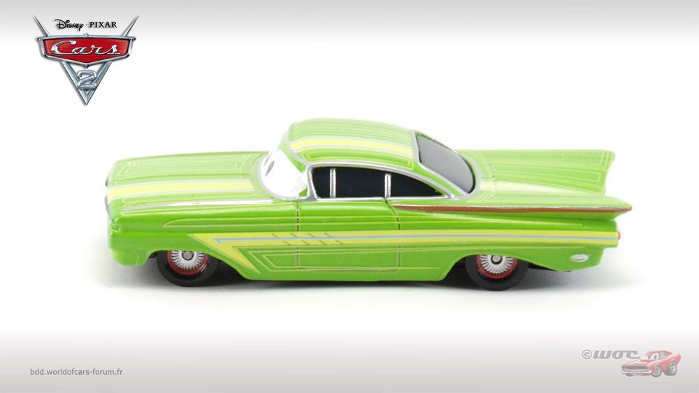 Lightning McQueen with No Tires - (2016 - Cars 2016) 95 RETURNS (7) toy car collectible - Main Image 4