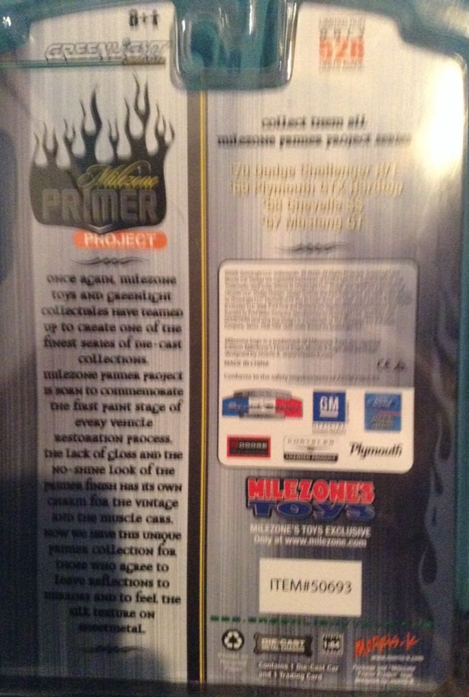 Greenlight Milezone’s Finest Special Edition Muscle Collection - Milezone Primer Project toy car collectible - Main Image 2