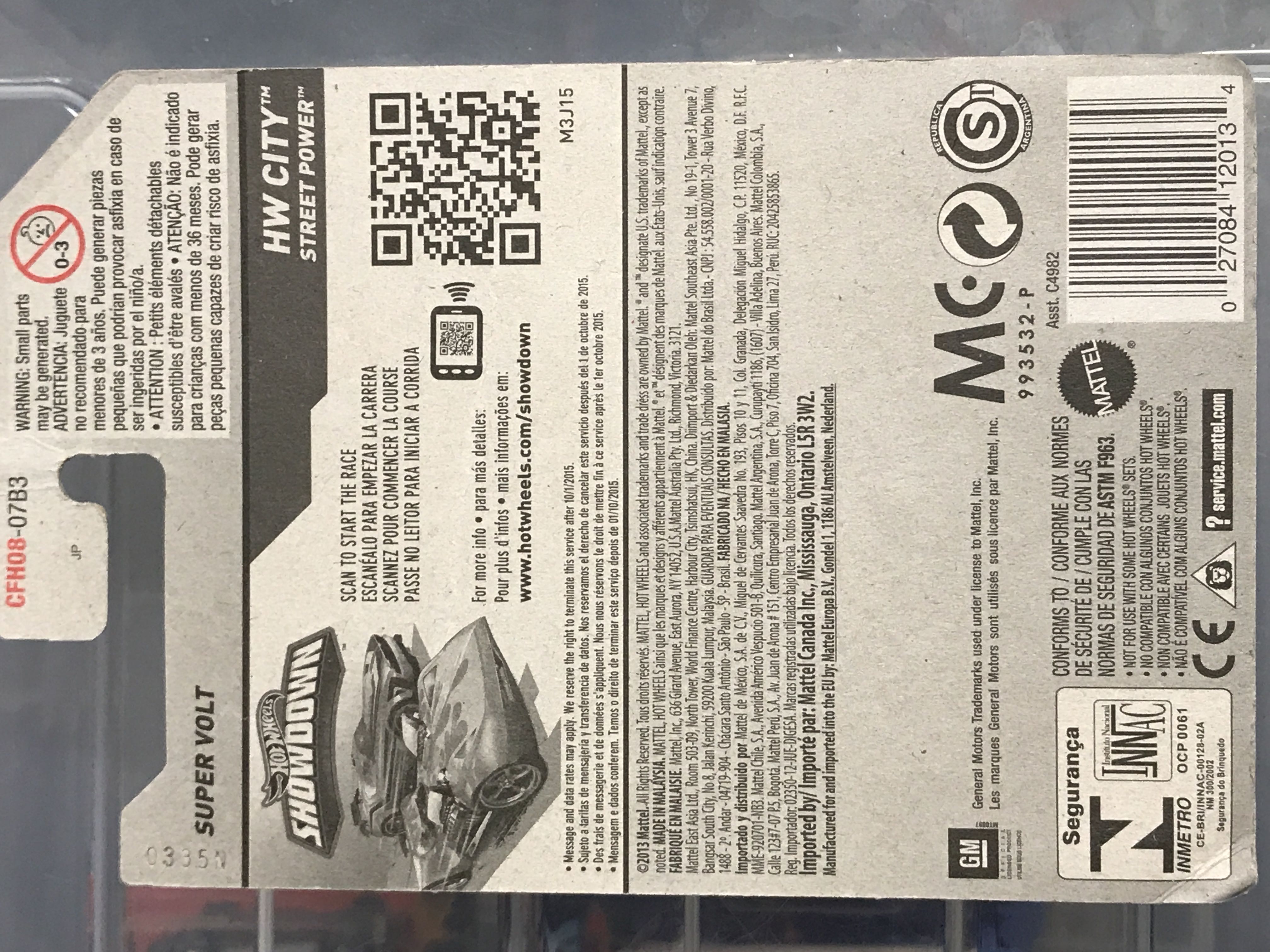 Super Volt - ‘15 HW CITY - STREET POWER toy car collectible - Main Image 2