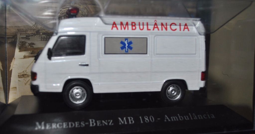 Mercedes-Benz MB 180 - Ambulância - Veiculos De Serviço toy car collectible - Main Image 1