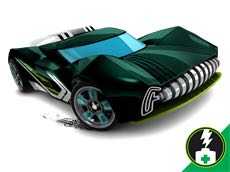 Power Surge - 2016 HW Green Speed toy car collectible - Main Image 2