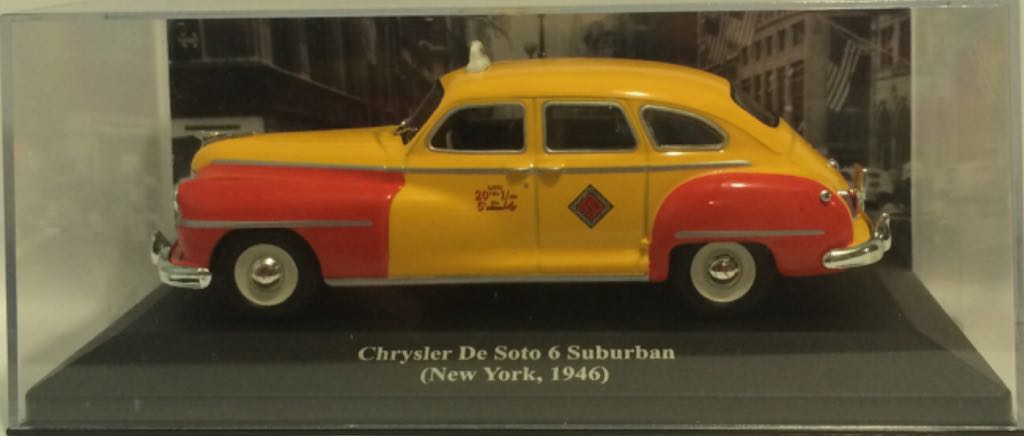 Chrysler De Soto 6 Suburban (New York, 1946) - Táxis Do Mundo toy car collectible - Main Image 2