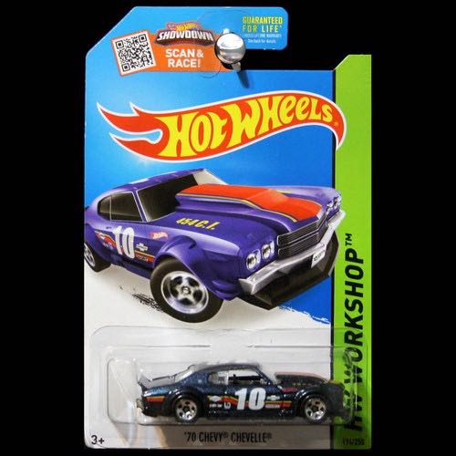 ’70 Chevy Chevelle SS - 2015 HW Workshop - Speed Team toy car collectible - Main Image 1