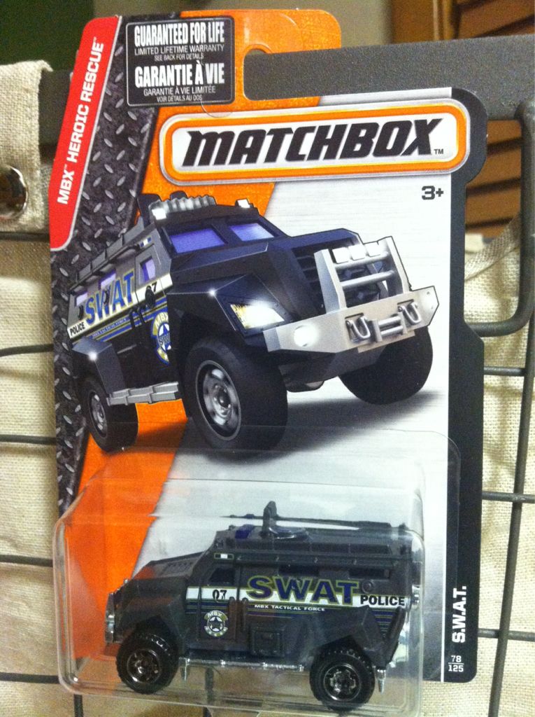 Matchbox S.W.A.T. - MBX Heroic Rescue toy car collectible - Main Image 1