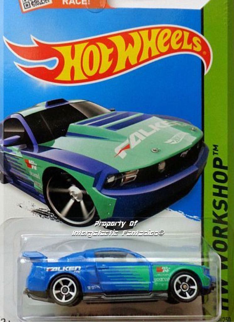 Custom ’12 Ford Mustang - 2015 - HW WORHSHOP - HW DRIFT RACE toy car collectible - Main Image 1