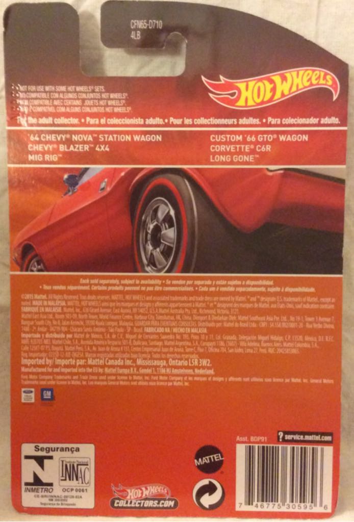 ’64 Chevy Nova Station Wagon - 2016 Redline toy car collectible - Main Image 2