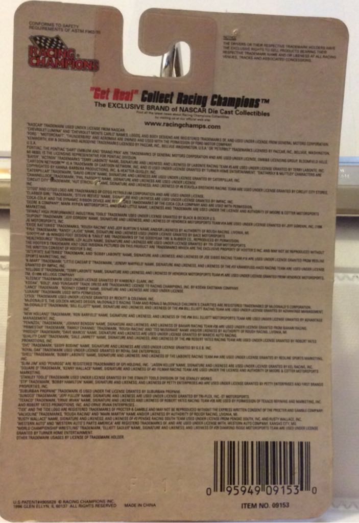 Terry Labonte - Racing Champions toy car collectible - Main Image 2