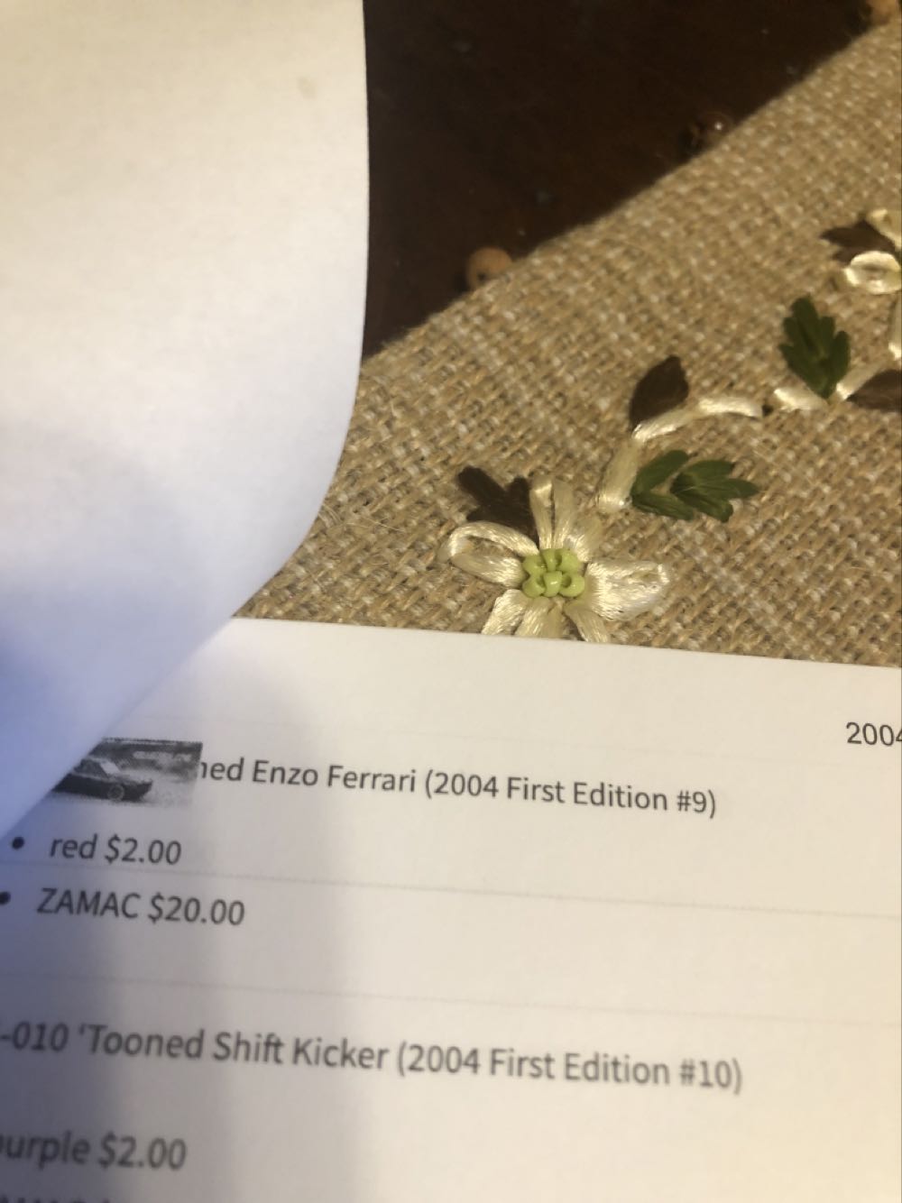 ‘Tooned Enzo Ferrari - 2004 First Editions toy car collectible - Main Image 3