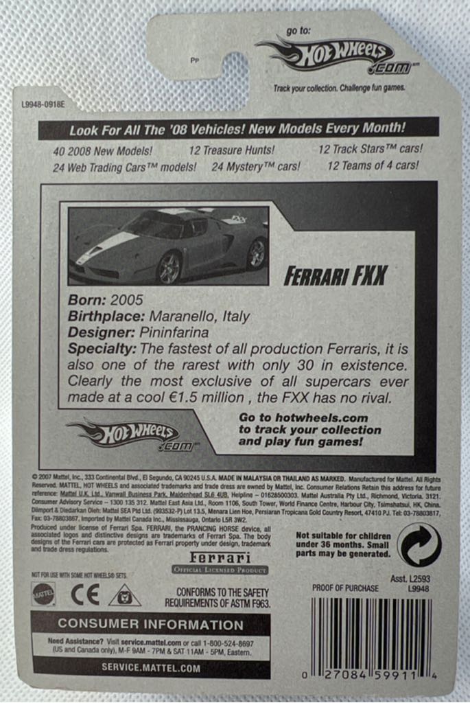 Ferrari FXX - 2008 New Models toy car collectible - Main Image 2