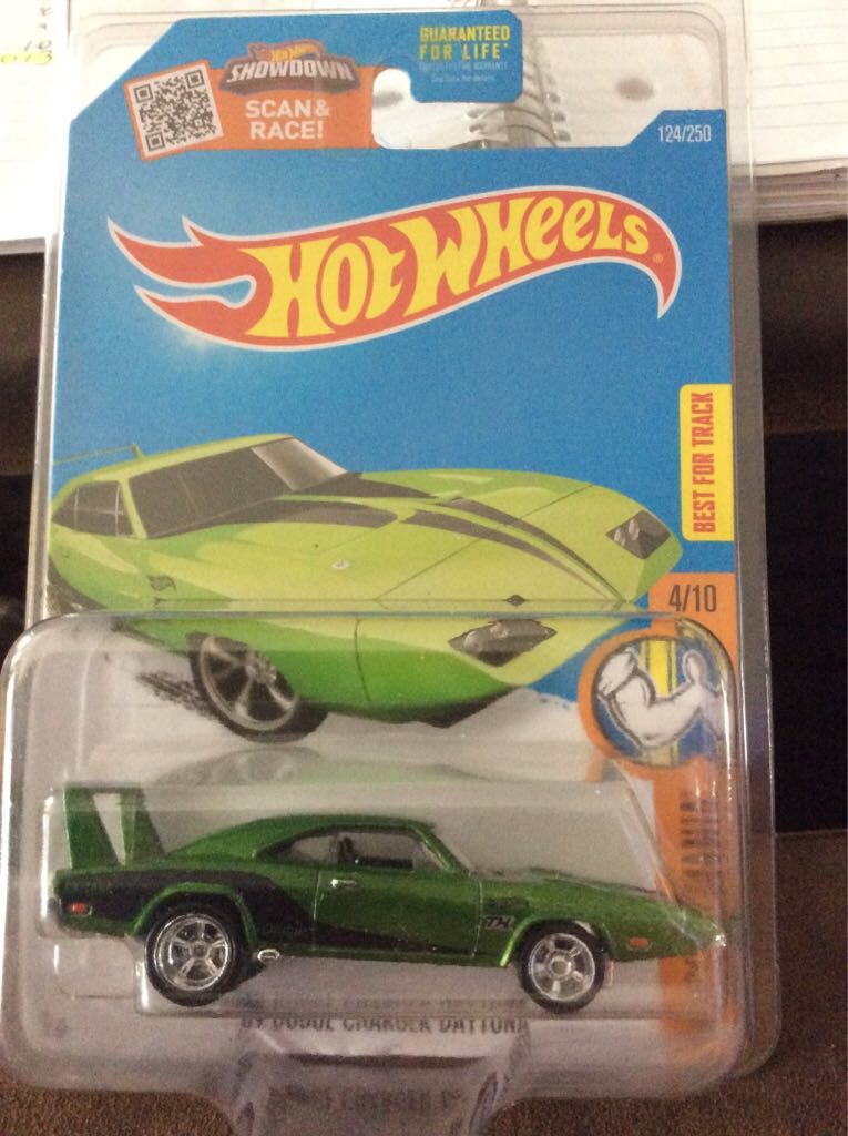 Super Th Dodge Charger Daytona 1969 - ’16 HW Muscle Mania toy car collectible - Main Image 1