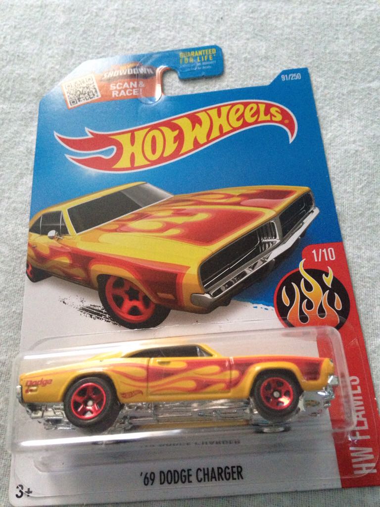 ’69 Dodge Charger - Night Burnerz - Zamac toy car collectible - Main Image 2
