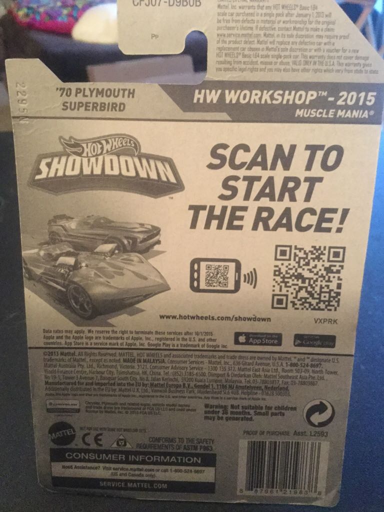 ’70 Plymouth Superbird - Muscle Mania toy car collectible - Main Image 2