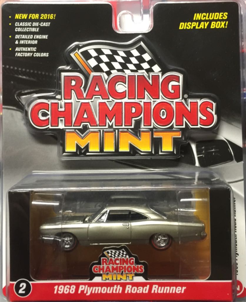 RC 1968 Plymouth Road Runner - Racing Champions toy car collectible - Main Image 1