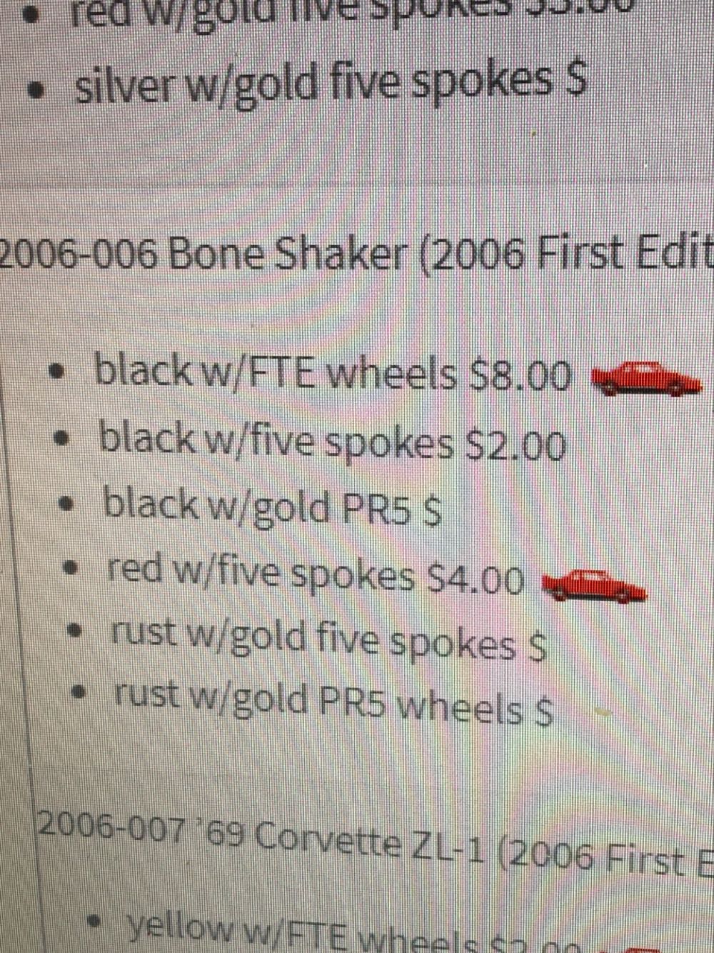 2006 Bone Shaker - 2006 - First Editions toy car collectible - Main Image 3