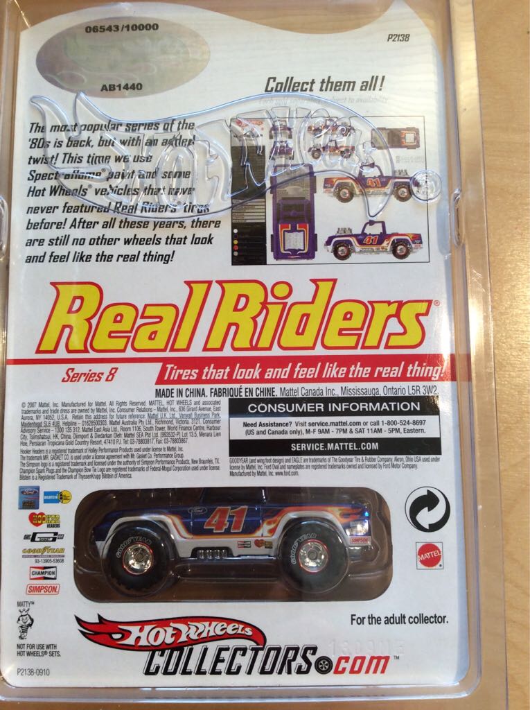 Baja Bruiser - 2009 RLC Real Riders Series 8 toy car collectible - Main Image 2
