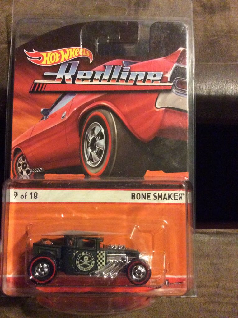 Bone Shaker - 2015 HW Heritage - Redline toy car collectible - Main Image 1