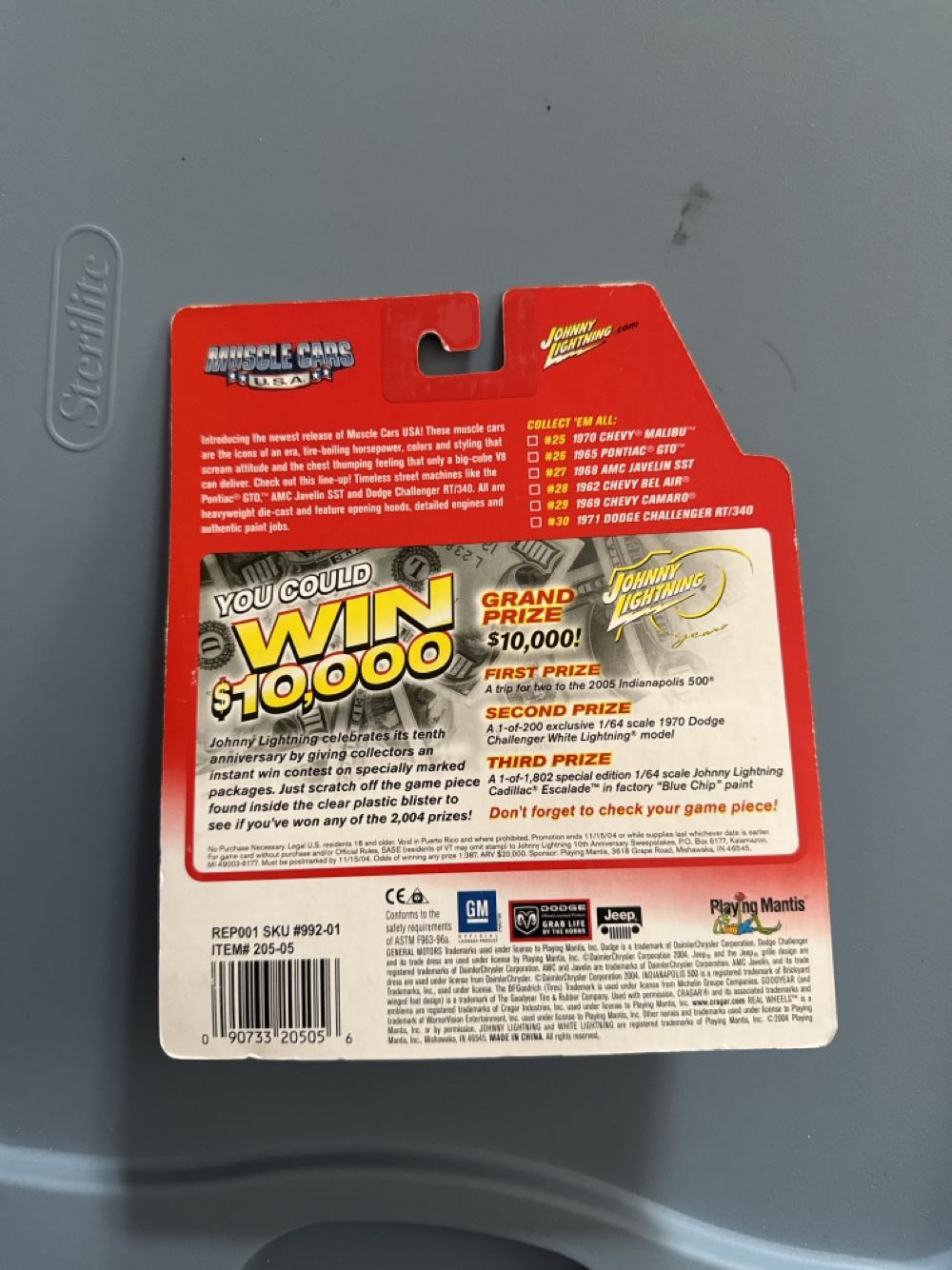 1962 Chevy Bel Air - Muscle Cars U.S.A. toy car collectible [Barcode 090733205056] - Main Image 2