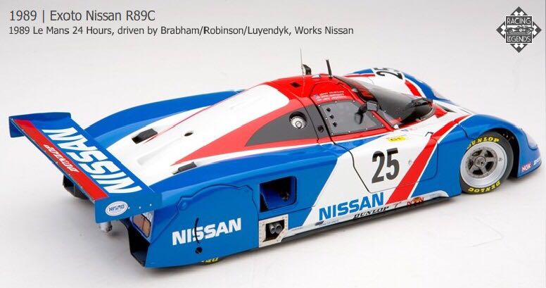 Nissan R89C Works Le Mans - Le mans toy car collectible - Main Image 2