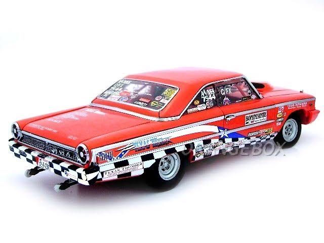 Ford Galaxie 500 (1963) - JL Black With Flames toy car collectible - Main Image 3