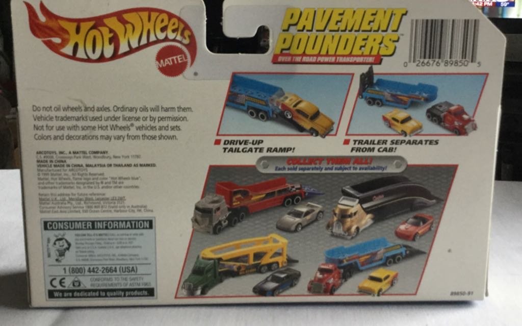Pavement Pounders - Pavement Pounder toy car collectible - Main Image 2