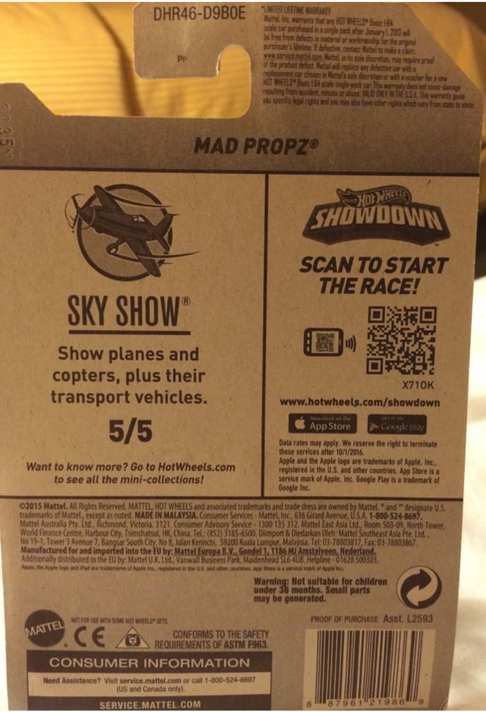 Mad Propz - Sky Show toy car collectible - Main Image 2